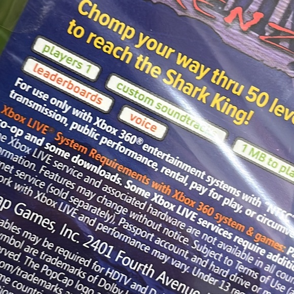 Pop Cap Arcade Vol. 1 - video game - XBox 360 - Still Sealed! (2007) - Picture 12 of 12